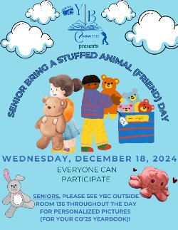 YBC Senior Event: Stuffed Animal Day 